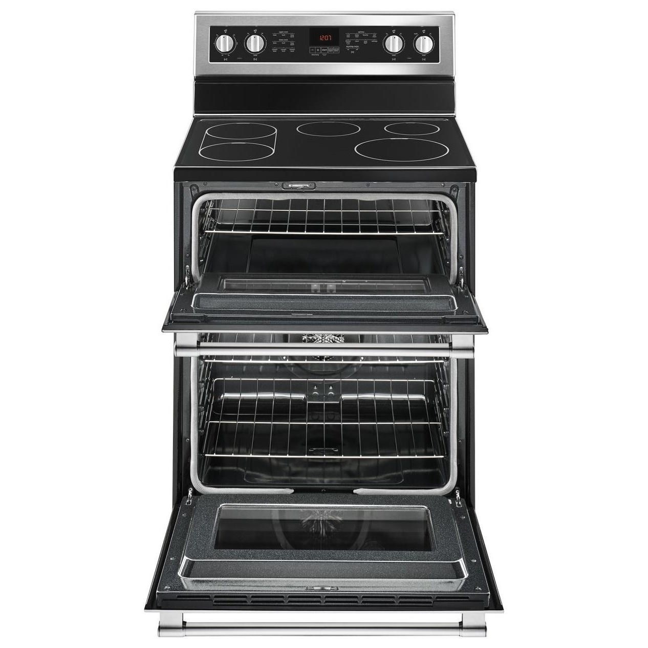 Maytag MET8800FZ 30Inch Wide Double Oven Electric Range With True
